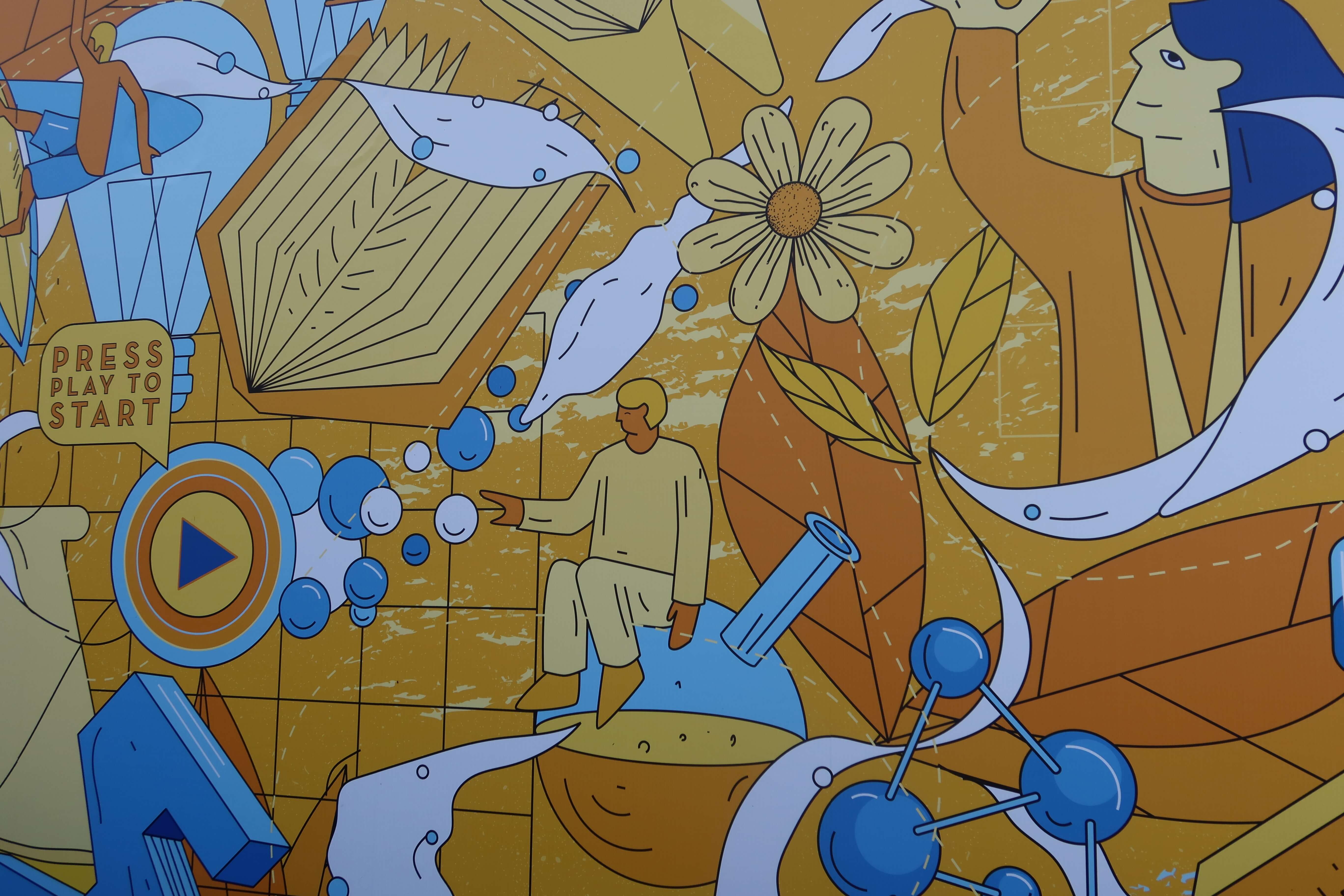 Campus mural